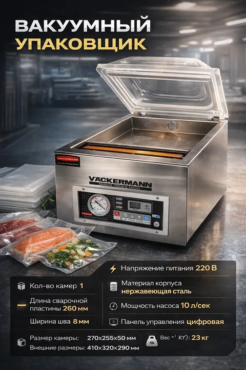 Вакуумный упаковщик DZ-260 PRO